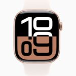 Apple Watch Series 10-46mm-gps-ouro-rosa-alumínio-blush-claro-pulseira-esportiva-m-l (2)