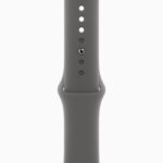 Apple Watch Series 11 GPS + Cellular • Caixa natural de titânio – 46 mm • Pulseira esportiva cinza-pedra (3)