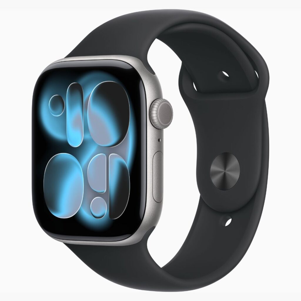 Apple Watch Series 11 GPS • Caixa cinza-espacial de alumínio de 46 mm