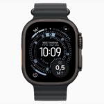 Apple Watch Ultra 3 GPS + Cellular • Caixa preta de titânio de 49 mm • Pulseira Oceano preta (2)